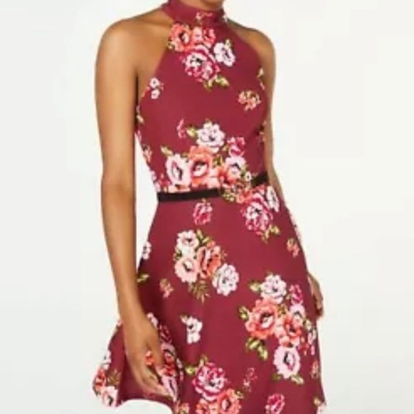 Crave Fame by Almost Famous Halter Dress - Picture 1 of 9